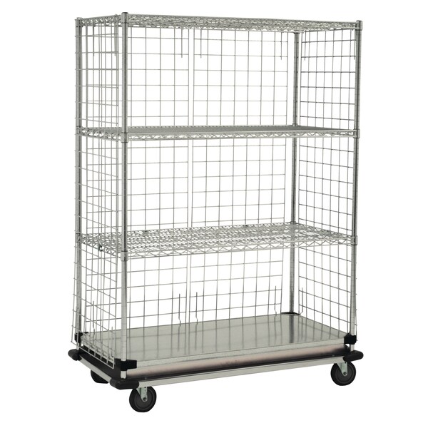 Unit, w/Casters, 4-Shelf, 18x60x81